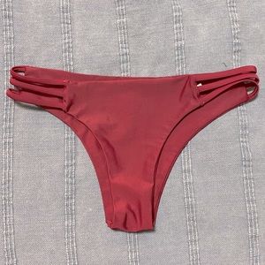 EUC Cheeky Maroon Bikini Bottoms